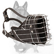 Wire basket German Shepherd Dog Muzzle Wire basket German Shepherd Dog Muzzle