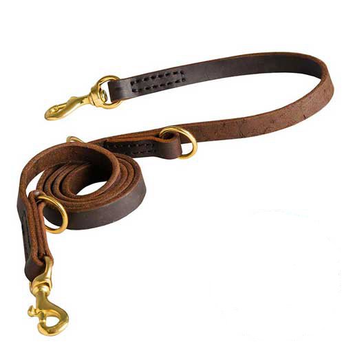 Found Leather Police Agitation Lead 5,7 FT for Shepherd training ...